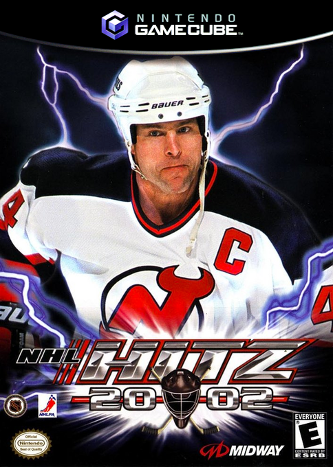 NHL Hitz 2002 box art for Gamecube
